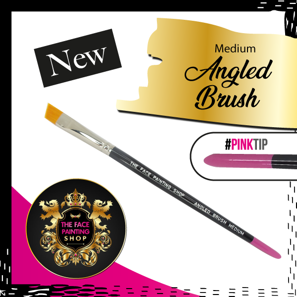 The Face Painting Shop Medium Angled Brush The Face Painting Shop Medium Angled Brush (MEDIUM ANGLED)